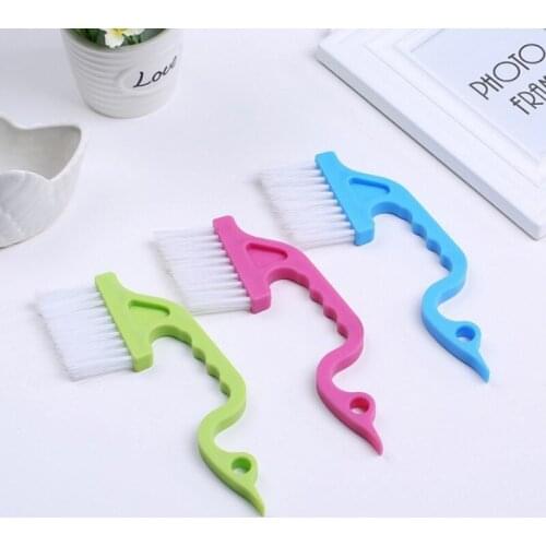 Multi-function window curtain gap cleaning brush handheld kitchen stove shovel scraper faucet cleaner