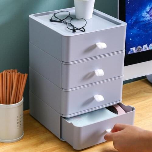 Multi-used Drawer Organizer Plastic Storage Drawer Cosmetic Makeup Drawer Organizer Box Cosmetic Storage Box Desktop Organizer