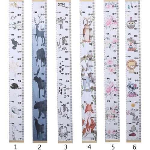 Nordic Style Baby Child Kids Height Ruler Height Measure Ruler Childrens room Growth Size Chart Home Decoration Ornament