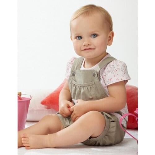 New Girls Summer Clothing Set For 1-4 Yrs Babi Girls Suits Kids Fashion 3 Pcs/Set Floral Top+ Overalls + Belt Size 80 90 100