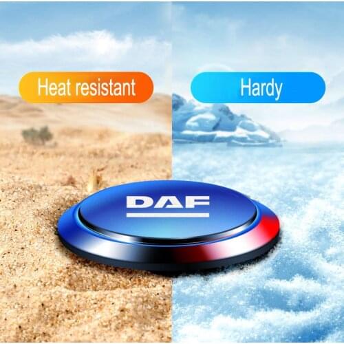 Car logo Car Air Freshener Perfume for DAF xf cf lf van Dashboard Fresh Car Fragrance UFO Shape Car Accessories Auto Accessories