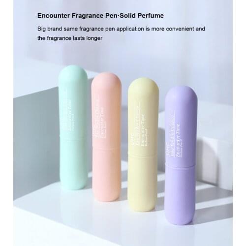 Portable Solid Perfume Stick Fragrances Women Men Solid Balm Mild Long Lasting Aroma Deodorant Fragrance Body Antiperspirant