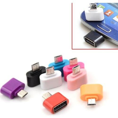 Factory price Hot Selling Micro USB To USB OTG Mini Adapter Converter For Android Smart Phone 3Pcs