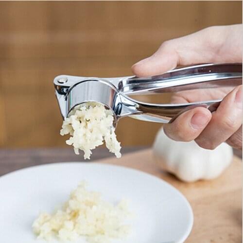 Garlic Presses Tools Zinc Alloy Ginge Garlic Squeeze Tool Crusher Fruit Vegetable Cooking Tools Kitchen Accessories IC879586