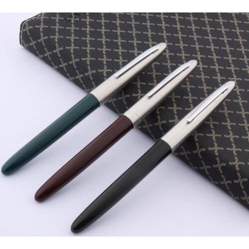 Silver Gold label student Fountain ink luxury Pen for stationery school Supplies plumas para escribir calligraphy caneta canetas