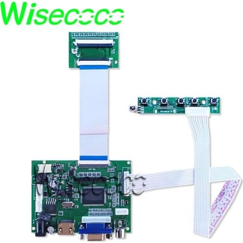 VGA 2AV 50 PIN Driver Board TTL LVDS Controller Board For HSD062IDW1-A00 HSD062IDW1-A01 HSD062IDW1-A02