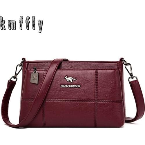 KMFFLY Brand Retro Large Capacity Elegant Bag Luxury Handbags for Women Designer Shoulder Bags for Ladies 2021 New Diagonal Bag