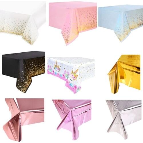 1 Piece 54x108 Inch Premium Disposable Plastic Tablecloth Waterproof Tablecloth For Outdoor Use Party Tablecloth Birthday Tablec