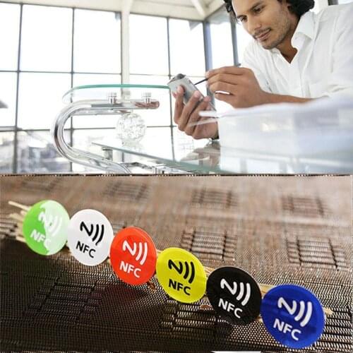 1Pcs Waterproof PET Material NFC Stickers Smart Ntag213 Tags For All Phones