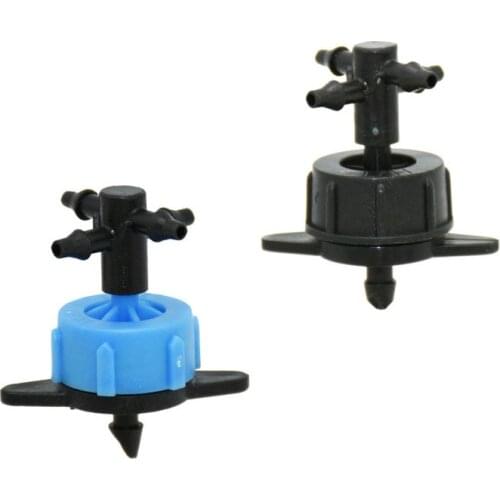 4L 8L regulataion dripper 4 way cross Connector water debit water splitter emitter drip drip arrow system 6pcs