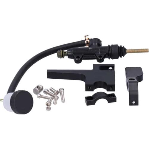 7/8in Motorcycle Clutch Thumb Brake Lever Rear Master Pump Cylinder Handle Kit Aluminium Alloy Motorcycle Accessories