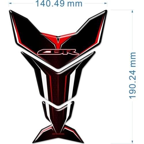 Emblem 600RR 650R 1000RR For Honda CBR 600 650 1000 F R RR Stickers Decal Tank Pad Protection CBR1000RR CBR650F CBR600RR CBR650R