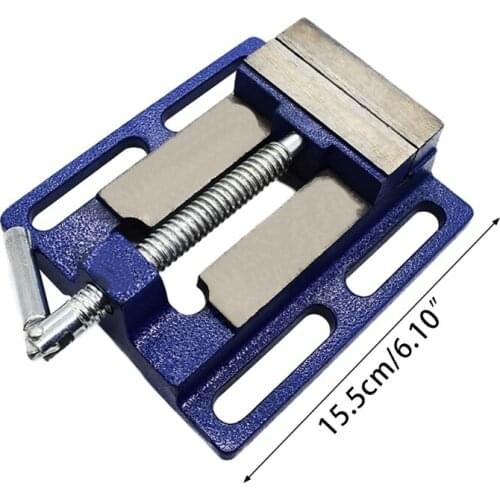 K1KA Portable 3 Inch Machine Vice Tools Opening Size Drill Press Vise Milling Drilling Clamp Heavy Duty Cast Iron Accessories