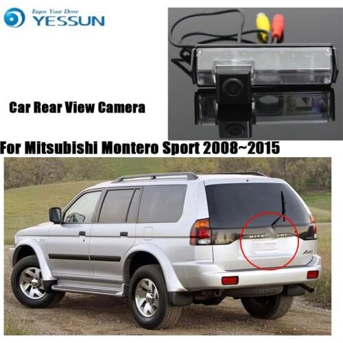 YESSUN For Mitsubishi Montero Sport 2009~2015 Reversing Backup Camera Car Parking Camera Rear View Camera HD CCD