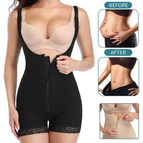 Full Body Push Up Shaper Fajas Reductoras y Moldeadoras Waist Thigh Trainer Ass Butt Lifter Plus Size Corset Bodysuit Shapewear
