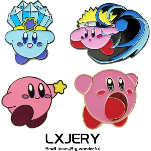 LXJERY Japanese Game Cartoon Pin Badge On Backpack Funny Brooch Pins For Clothes Broche For Women Girl Schoolbag