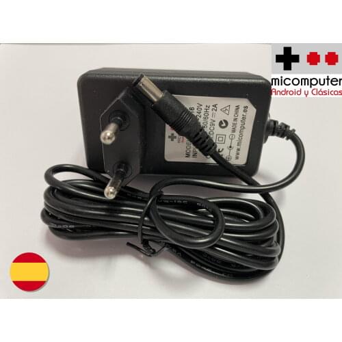 MicompuTer Transformer Sega Mega Drive, Megadrive 1 source feed power supply, loader. SHIPPING FROM SPAIN