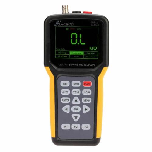 JDS2012A 200MSa/s 20MHz Multimeter Handheld Oscilloscope TFT LCD Digital Storage