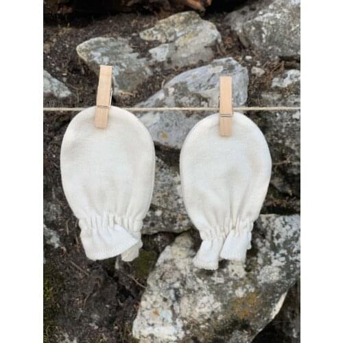 Naturaborn GOTS Certified Organic Baby Scratch Mittens