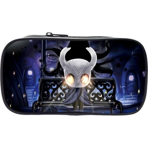 Hollow Knight Pencil Case Bag Cosplay Pen Bag Large Capacity Students Cartoon Pencil Box Boys Girls Anime School Supplies