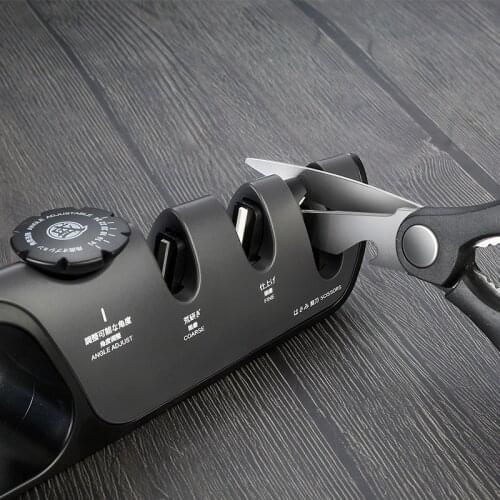 3 in 1Professional knife sharpener household fixed angle knife sharpener quick sharpening stone scissors whetstone granders