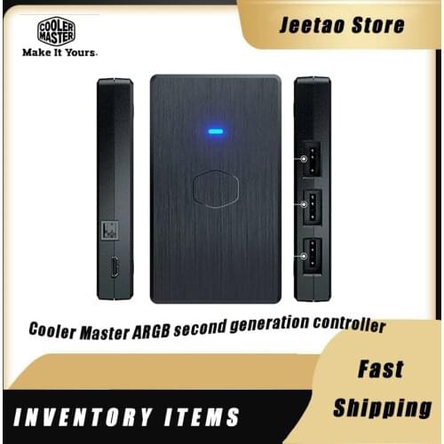 Cooler Master ARGB software second generation controller CPU radiator chassis fan controller 5V 3Pin lighting motherboard Sync