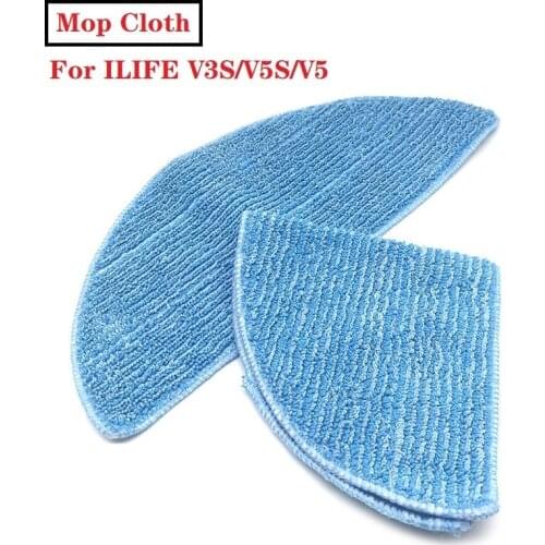 Mop Cloth For ILIFE V3S V5S V5 Vacuum Robot Cleaner Parts Replacement Accessories 3/5/10/20Pcs