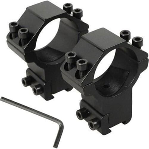Tensdarcam 11mm Dovetail Rifle Scope Mount 25mm x 11mm High-Profile Airgun Sight Rings Rail Weaver Picatinny Mounts