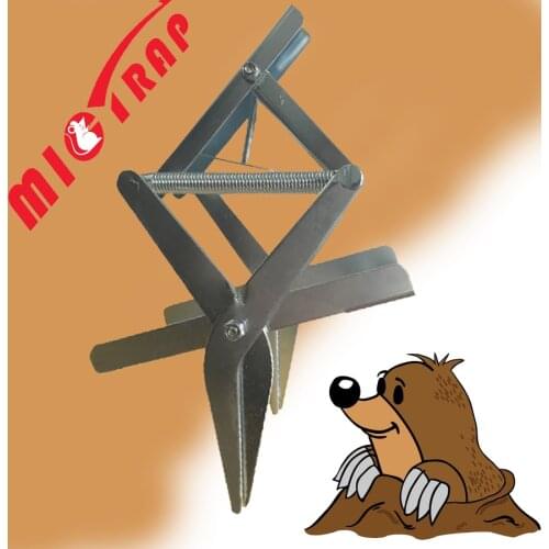 Outdoor Metal Gopher Vole Easy Trap Mole Eliminator Trap