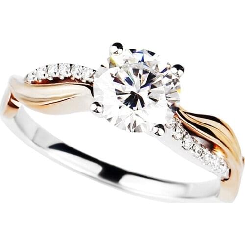 Elegant Trendy Flower Real 925 Sterling Silver Rings Women Exquisite Luxury Engagement Wedding Party Gift Fine Jewelry for Lover