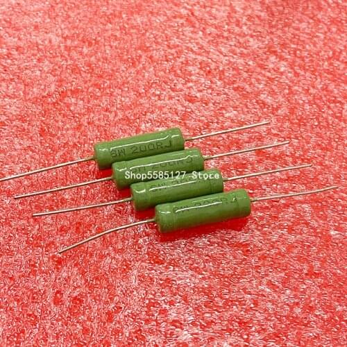 10PCS RX21-5W 6W Wire Wound Resistance 5% 1R 2R 3R 5R 10R 100R 1K 10K 12K 15K 18R 20R 22R 24R 27R 30R 33R 47R 200R 300R RX21