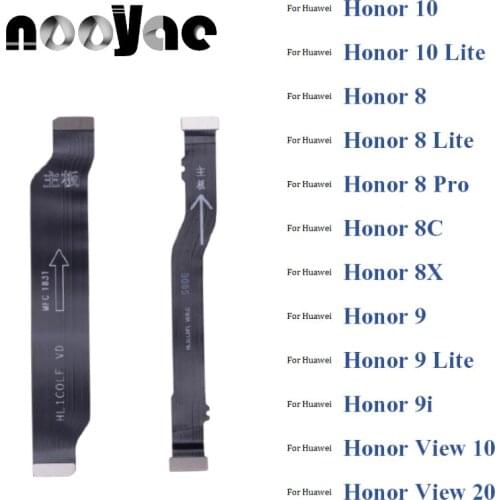 Main Board Motherboard LCD Display Connector Flex Cable Ribbon For Huawei Honor 10 20i 8 8C 8X 9 9X 9i 20 Lite Pro View 5pcs/lot