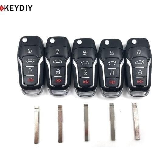 5pcs Original KD900 B Series Remote Control KD B12-3/4 Car Key Blade NO.38/90 For Ford Focus Modeo