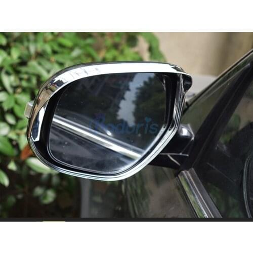 Side Wing Mirror Rain Sheild Rear View Overlay Rearview panels For Mitsubishi Outlander 2013-2019 Chrome Car Styling Accessories