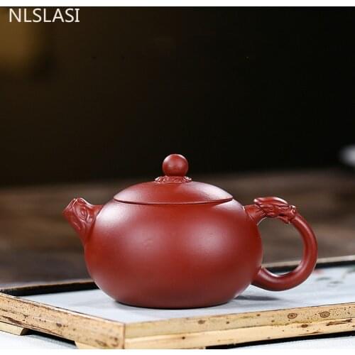 WSHYUFEI Yixing Zisha Teapot Famous DahongpaoTeapot Pure handmade Purple Clay teapot Chinese Tea ceremony custom gifts 220ml