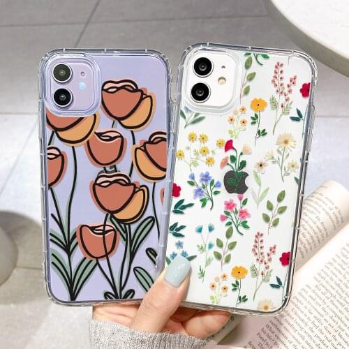 For Iphone 12 Pro 11 Pro Max Case Iphone12 Funda For Iphone 7 8 Plus XR XS MAX X 6 6S SE 2020 Cover Luxury Leopard Transparent