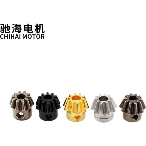 Chihai motor Motor Pinion O Type And D Type MIM Gear For Shooting Target Hunting Paintball Airsoft AEG Motor M4 M16