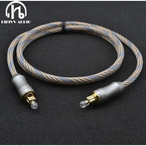 Hifi Gold Plated connector Optical Fiber Cable hifi cable Audio cable hifi audio DAC decoder Digital Optical Fiber cable