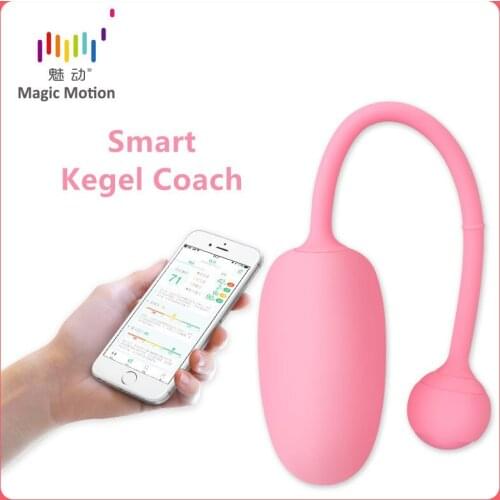 Magic Motion Kegel Master Ball Wireless Vibrator APP Remote Control Smart Vagina Tighten Training Ben Wa Ball Sex Toy for Woman