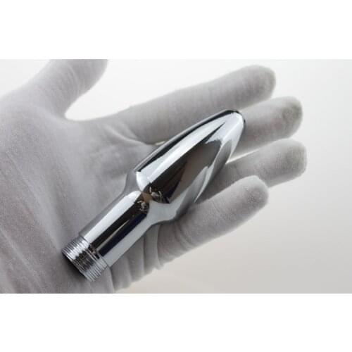 Metal Douche Enema Anal Cleaning Shower Head Washing Nozzle Sex Toys Male Masturbator Vagina Anal Cleaner Butt Plug for Men Gay
