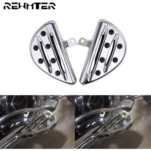 Motorcycle Passenger Pedal Floorboards Footboard Chrome Footpegs Footrest For Harley Sportster XL 883 Softail Dyna Touring FXST