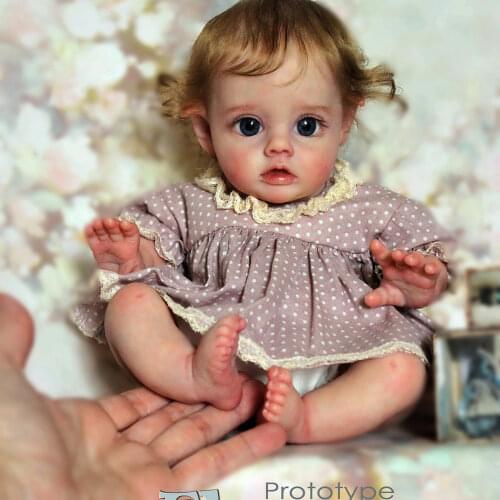 NPk 12inch unfinished new reborn fairy doll kit unpainted blank vinyl parts DIY toy reborn FLO fairy kit with certificate