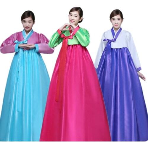 New Asia Hanbok Formal Dresses Korean Traditional Clothes Womens Dresses Clothing Dance Dresses Dance Peformance Costume