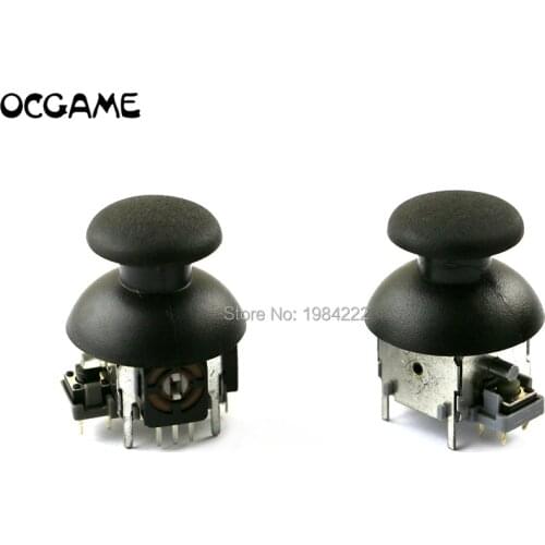 OCGAME 1set Replacement 3D Analog Joystick + 3D Rocker Joystick Cap Shell Mushroom Caps thumbstick caps small hole for PS2
