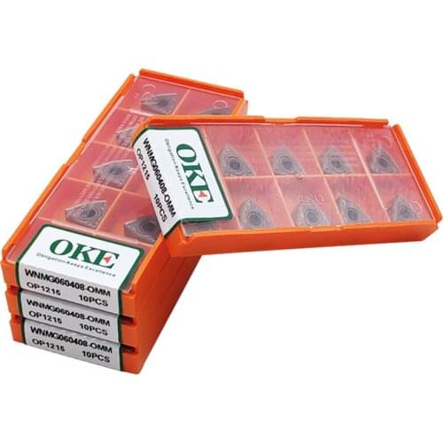 OKE WNMG060408-OMM OP1215 OP1315 / WNMG080404-OMM OP1215 OP1315 / WNMG080408-OMM OP1215 OP1315 CNC carbide inserts 10PCS/BOX
