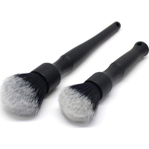 Interior Detail Brush Gap Brush Super Soft Cleaning Brush Super Soft Details Makeup Brush Set, Black