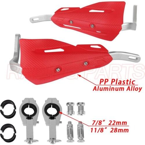 Handle bar brush handguards Hand Guard For KTM CRF YZF KXF Motorcycle Motocross Dirt Bike 7/8" 22mm Or 1-1/8 28mm fat bar