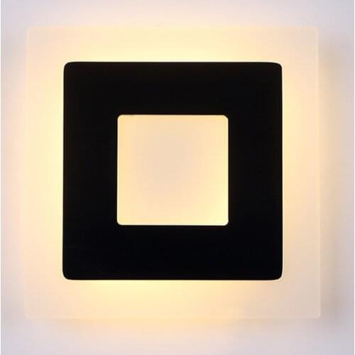 18W LED Acrylic wall light Bedroom Living Room Indoor wall lamp Balcony Aisle Wall Lamp Corridor Wall Sconce Decor Lamp AC85-265