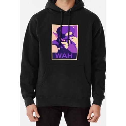 Waluigi Wah Hoodie Waluigi Wah Gaming Video Games Videogames Melee Ssb Ssbm Ssbu