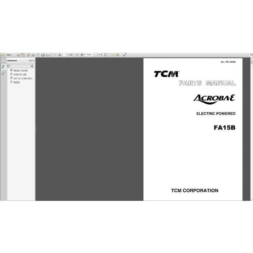 All TCM Forklift Parts Catalog 2019